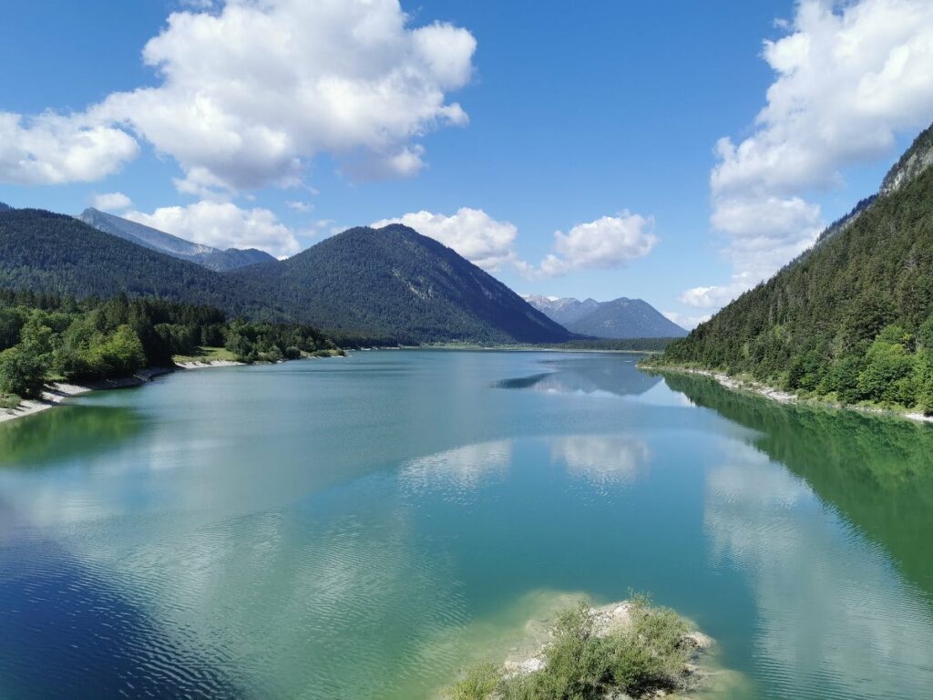 E-Bike Tour Bayern zum idylischen Sylvensteinsee